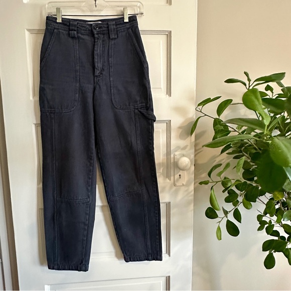 ALEX MILL Navy Cargo Pants, Sz 0 - Picture 4 of 10